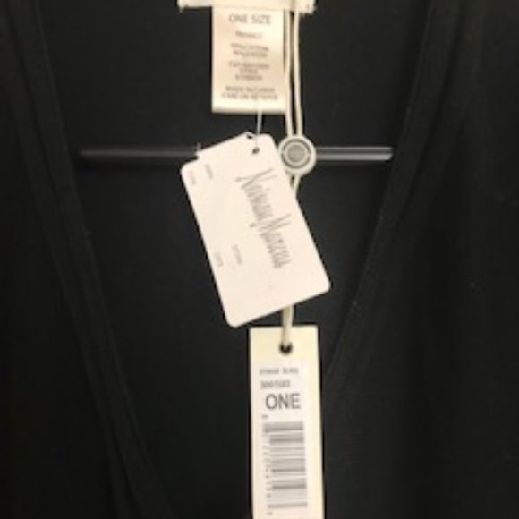 NWT Max StudioRuffled-Trim Knit Poncho - Picture 8 of 11